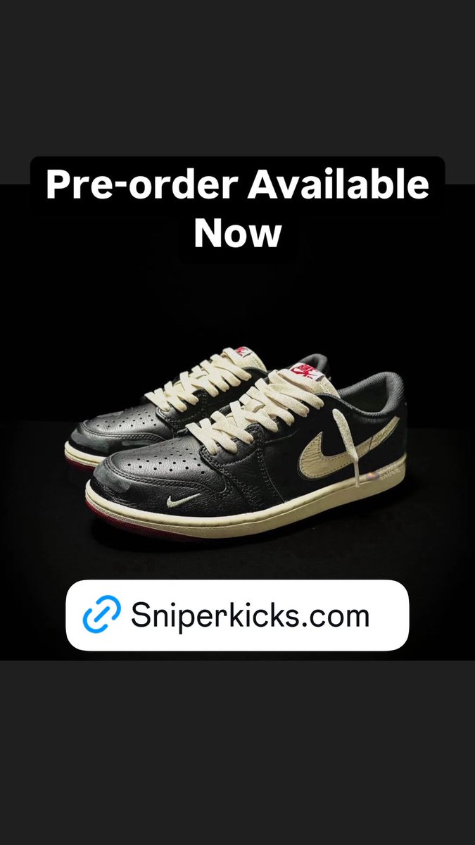 snipernick32's tweet image. Available now

sniperkicks.com/products/air-j…

Pre-order Available 

sniperkicks.com/products/nigel…

sniperkicks.com/products/air-j…