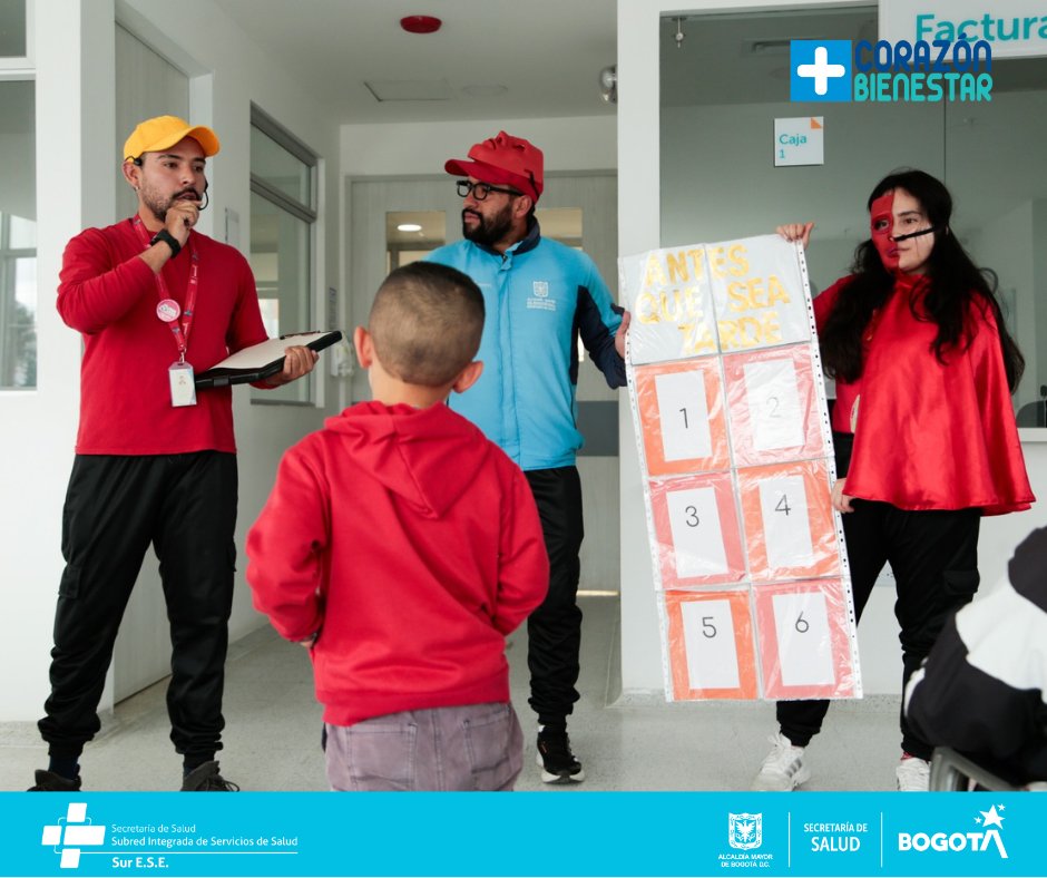🎨🩺 En la Subred Sur creemos que aprender también puede ser divertido. Con actividades lúdicas llevamos salud y bienestar a las personas del sur de Bogotá. 💙 
Somos #MásCorazónMásBienestar ❤️.