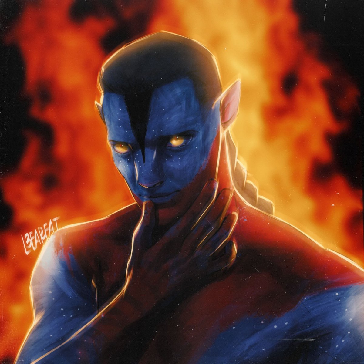 L3earfat's tweet image. Reduce it to ashes🔥 

#AvatarFireandAsh #colonelquaritch #MilesQuaritch