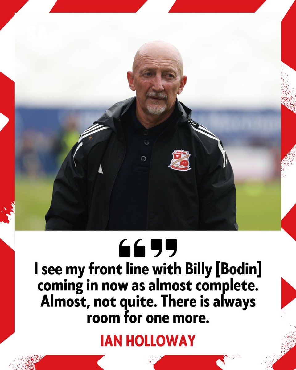 AdverSport's tweet image. Ian Holloway is never done signing attackers #STFC swindonadvertiser.co.uk/sport/25347426…