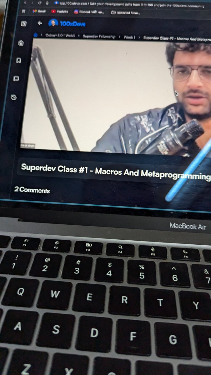 Damm 🔥

All super dev classes are uploaded in cohort 3

I can't imagine the level of knowledge Kirat is keeping sharing just for 5k rupees.