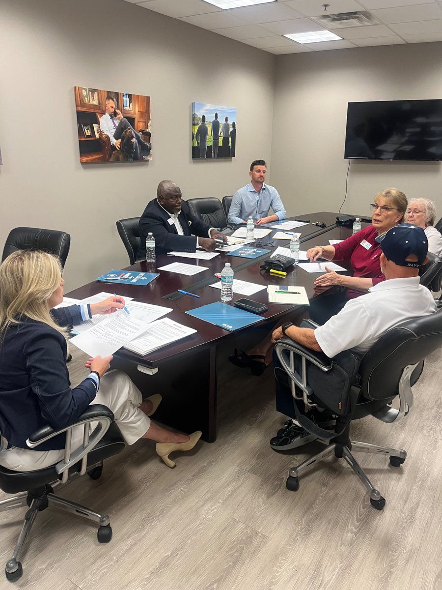We spent the morning at <a href="/CoryMillsFL/">Cory Mills</a> Seminole County office discussing the importance of the Veterans’ ACCESS Act with our coalition partners at <a href="/MilitaryOfficer/">MOAA</a>. This legislation will save lives and improve the overall quality of healthcare for our veterans. #CVABoots