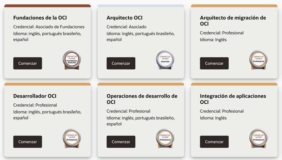 midudev's tweet image. ¡Certificaciones gratis en IA y Cloud por tiempo limitado!
Oracle lanza &quot;Race to Certification 2025&quot;:

✓ Del 1 de julio al 31 de octubre
✓ IA, Oracle Cloud, Multicloud y Data
✓ Hay disponibles en Español e Inglés

→ education.oracle.com/race-to-certif…