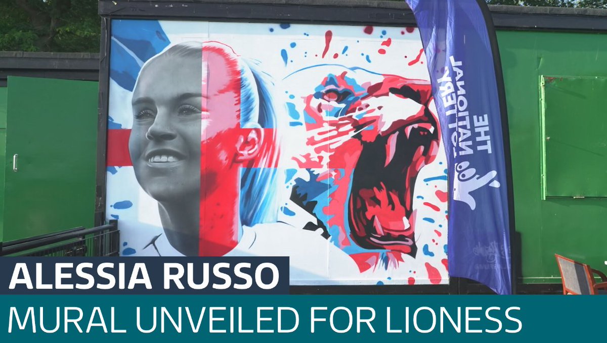 itvmeridian's tweet image. A mural has been unveiled to celebrate England star Alessia Russo at her grassroots club in Kent

itv.com/watch/news/a-m…