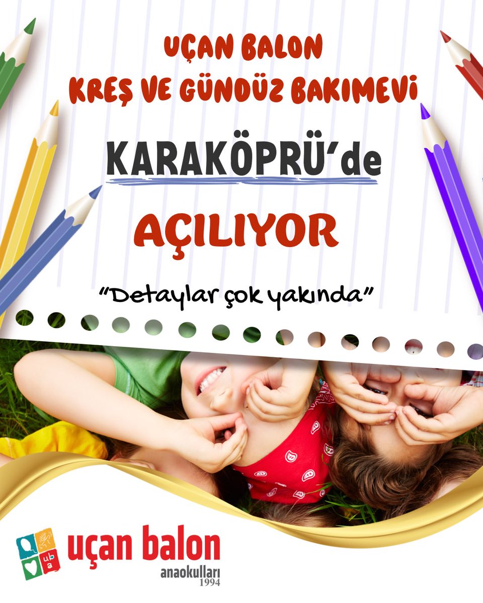 ŞANLIURFA’da 2. şubemiz KARAKÖPRÜ’de açılıyor.🎈

Hazırlıkları hızla başlayan kurumumuzun detayları ile ilgili duyurularımızı en kısa sürede sizlerle paylaşacağız. 

En kıymetliniz için sevgiyle ve güvenle... 🎈
