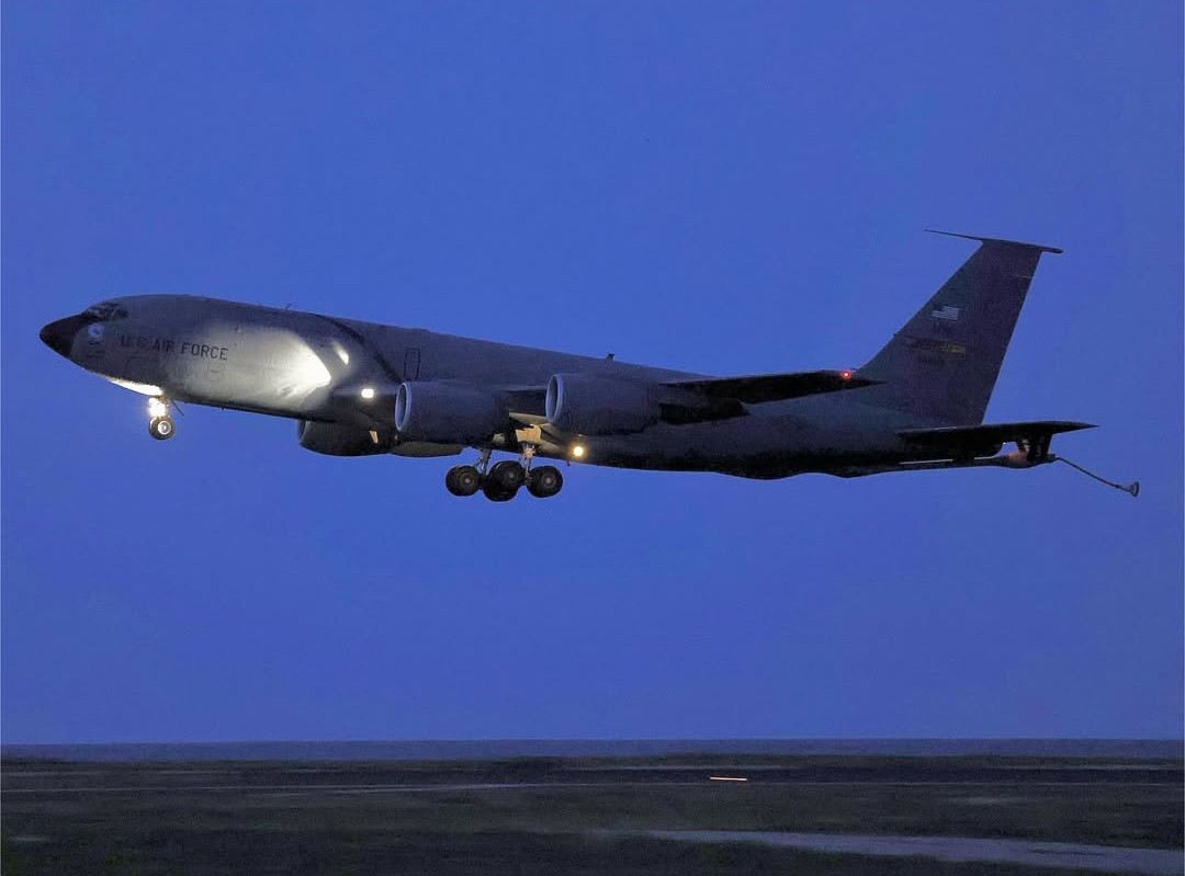 t5626a0719's tweet image. Aircraft/KC-135R night mission