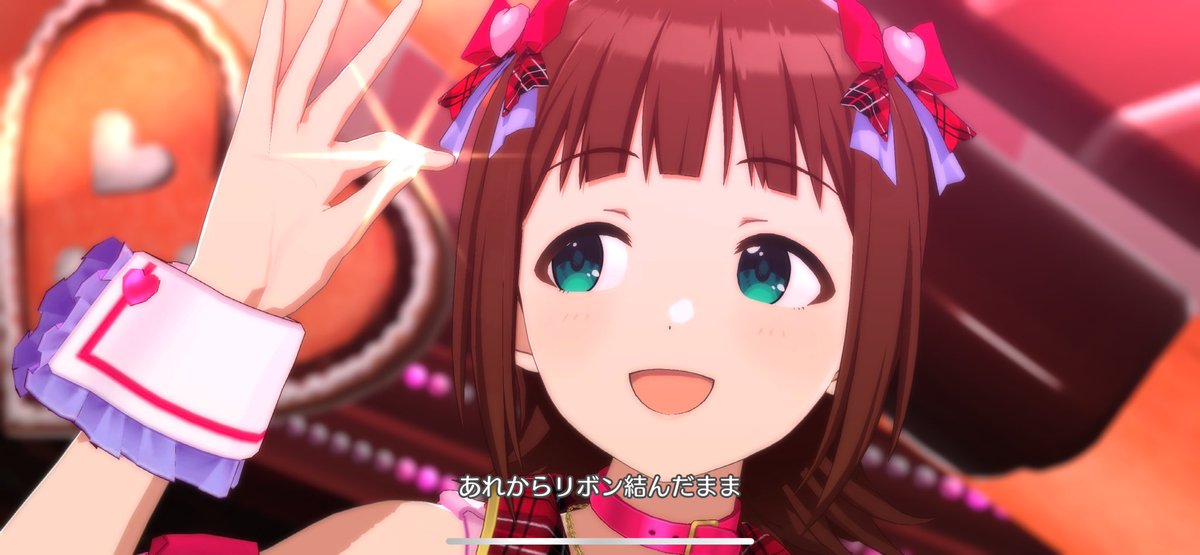 omya___ktk's tweet image. リボンがトレードマークの春香にこの歌詞をずっと歌って欲しかったんです……