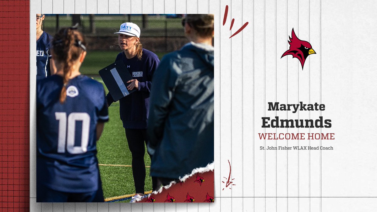 St. John Fisher University Director of Athletics and Recreation Jennifer Granger announced on Monday that Marykate Edmunds has returned to her alma mater as the Cardinals’ head women’s lacrosse coach.

Read 📰sjfathletics.com/news/2025/7/28…