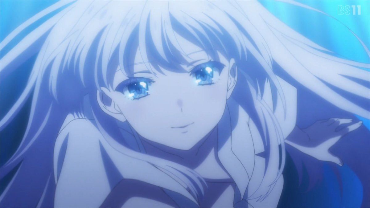 6d5k7y's tweet image. #サマポケアニメ
17話。しろは√完。可愛いすぎ。
羽依里としろは。今までで一番お似合いだった。なんとしても守るという思いとしろはの美麗さが溢れていた。所々物語の核心をつくような場面もあり次週はいよいよ謎が明らかに...?