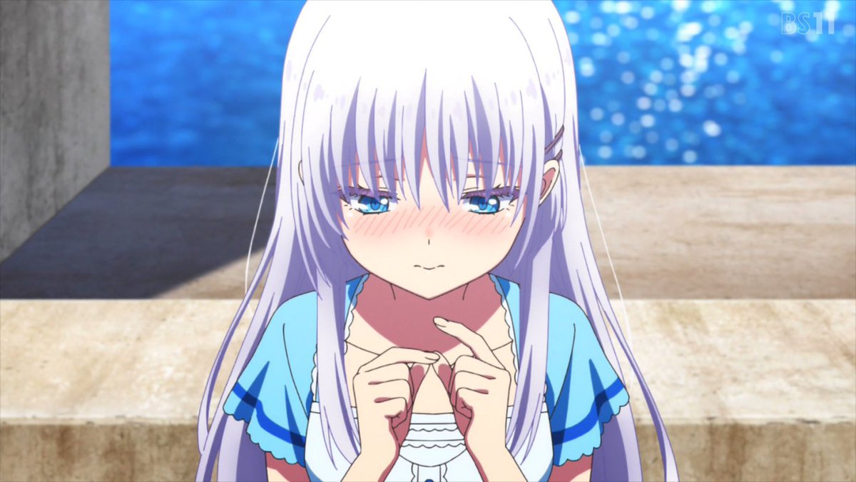 6d5k7y's tweet image. #サマポケアニメ
17話。しろは√完。可愛いすぎ。
羽依里としろは。今までで一番お似合いだった。なんとしても守るという思いとしろはの美麗さが溢れていた。所々物語の核心をつくような場面もあり次週はいよいよ謎が明らかに...?
