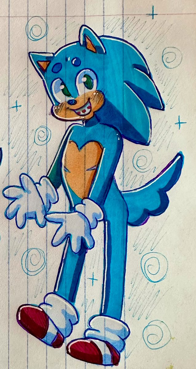 And Sonic too! He looks like a corgi for some reason 😅