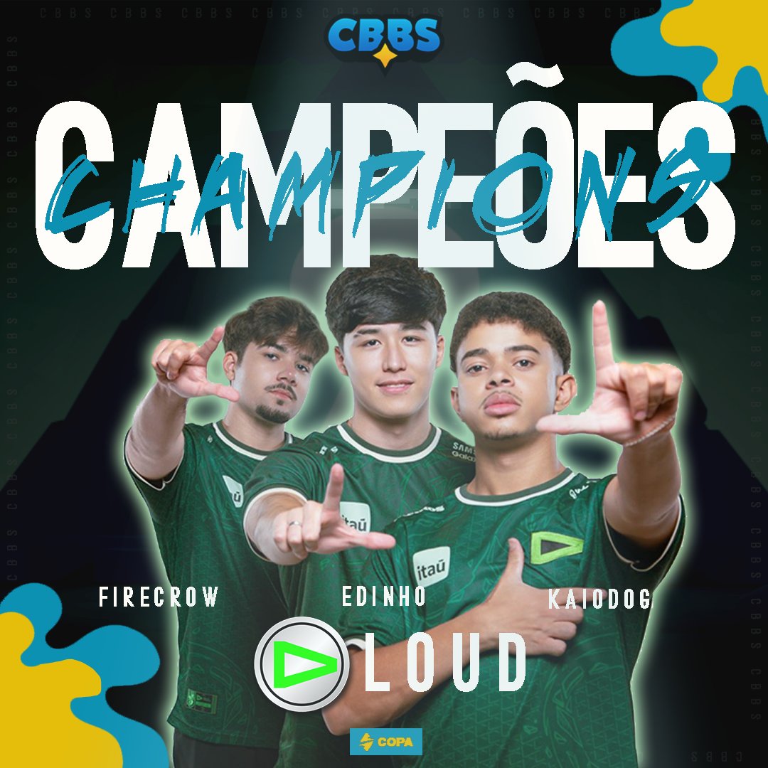 COPA (@ecopagg) on Twitter photo 🇧🇷Senhores, apresento a vocês os TETRA CAMPEÕES da COPA BRASILEIRA de BRAWL STARS👏
🌟 \\ <a href="/LOUDgg/">LOUD 🇧🇷</a> //
🔹<a href="/LOUD_Edinho/">LOUD Edinho</a>
🔹<a href="/LOUD_FireCrow/">LOUD FireCrow</a>
🔹 <a href="/LOUD_KaioDog/">LOUD KaioDog</a>
🔹 <a href="/LOUD_Role/">LOUD Role</a>
🔥Vocês são o BRAWL STARS e NÃO CANSAM de FAZER HISTÓRIA! <a href="/Brawl_esports/">Brawl Stars Esports</a> #CBBS25 #BrawlStars #goLOUD 🇧🇷Senhores, apresento a vocês os TETRA CAMPEÕES da COPA BRASILEIRA de BRAWL STARS👏
🌟 \\ <a href="/LOUDgg/">LOUD 🇧🇷</a> //
🔹<a href="/LOUD_Edinho/">LOUD Edinho</a>
🔹<a href="/LOUD_FireCrow/">LOUD FireCrow</a>
🔹 <a href="/LOUD_KaioDog/">LOUD KaioDog</a>
🔹 <a href="/LOUD_Role/">LOUD Role</a>
🔥Vocês são o BRAWL STARS e NÃO CANSAM de FAZER HISTÓRIA! <a href="/Brawl_esports/">Brawl Stars Esports</a> #CBBS25 #BrawlStars #goLOUD