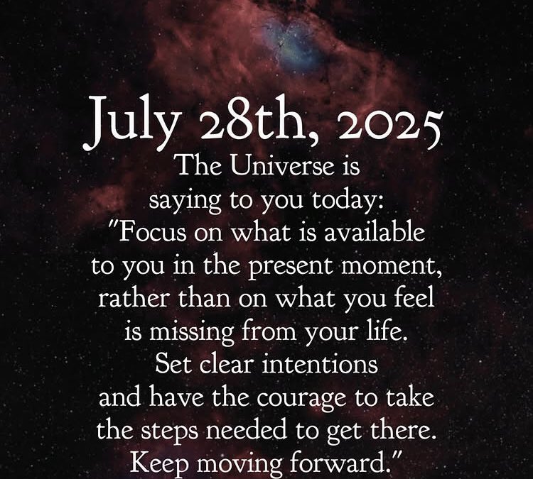 Message for the week