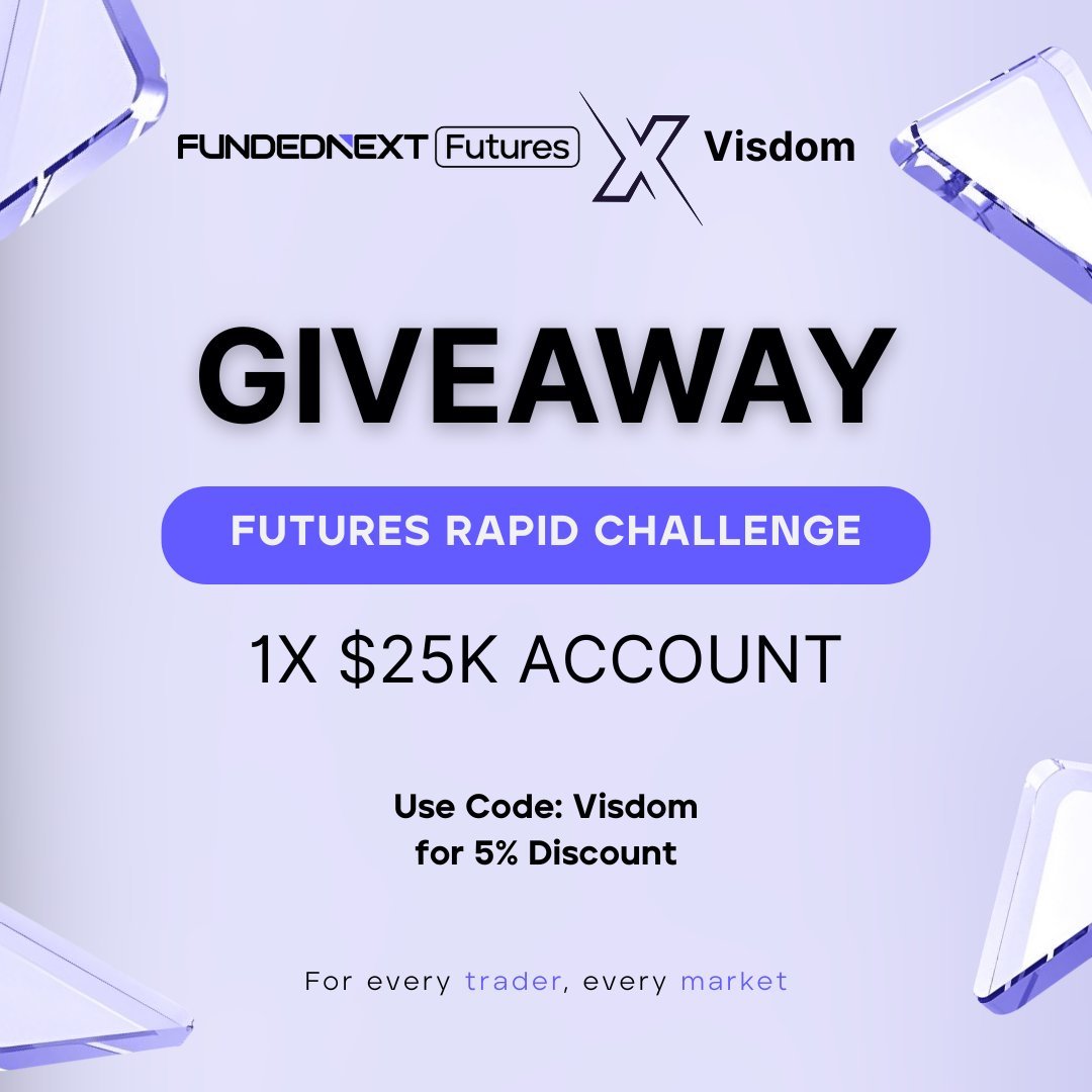 🎉 25K Rapid Account Giveaway 🎉
- Follow <a href="/Visdom_04/">Visdom🧪</a> <a href="/fnfutures/">FundedNext Futures</a> <a href="/Flynn3624/">Flynn</a> 
- Tag 3 Friends 
- Repost it