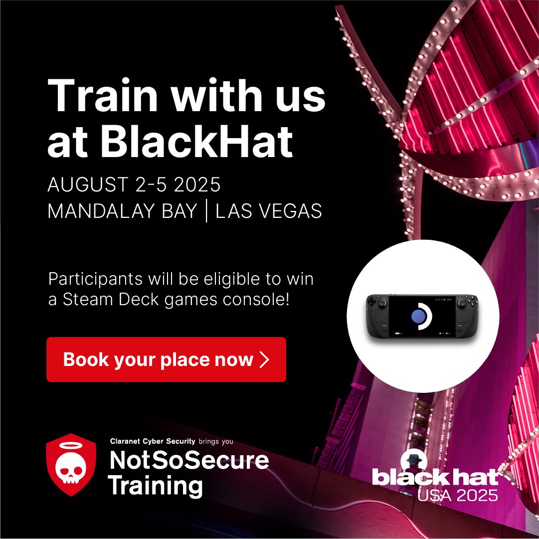 We’re just few days away from one of the biggest #cybersecurity events of the year and we’re bringing our top-notch #offensivesecurity training to #Vegas once again. <a href="/BlackHatEvents/">Black Hat</a>  

📍 See you in Vegas!
Check out our #BHUSA courses: claranet.com/us/blackhat

#BlackHatUSA