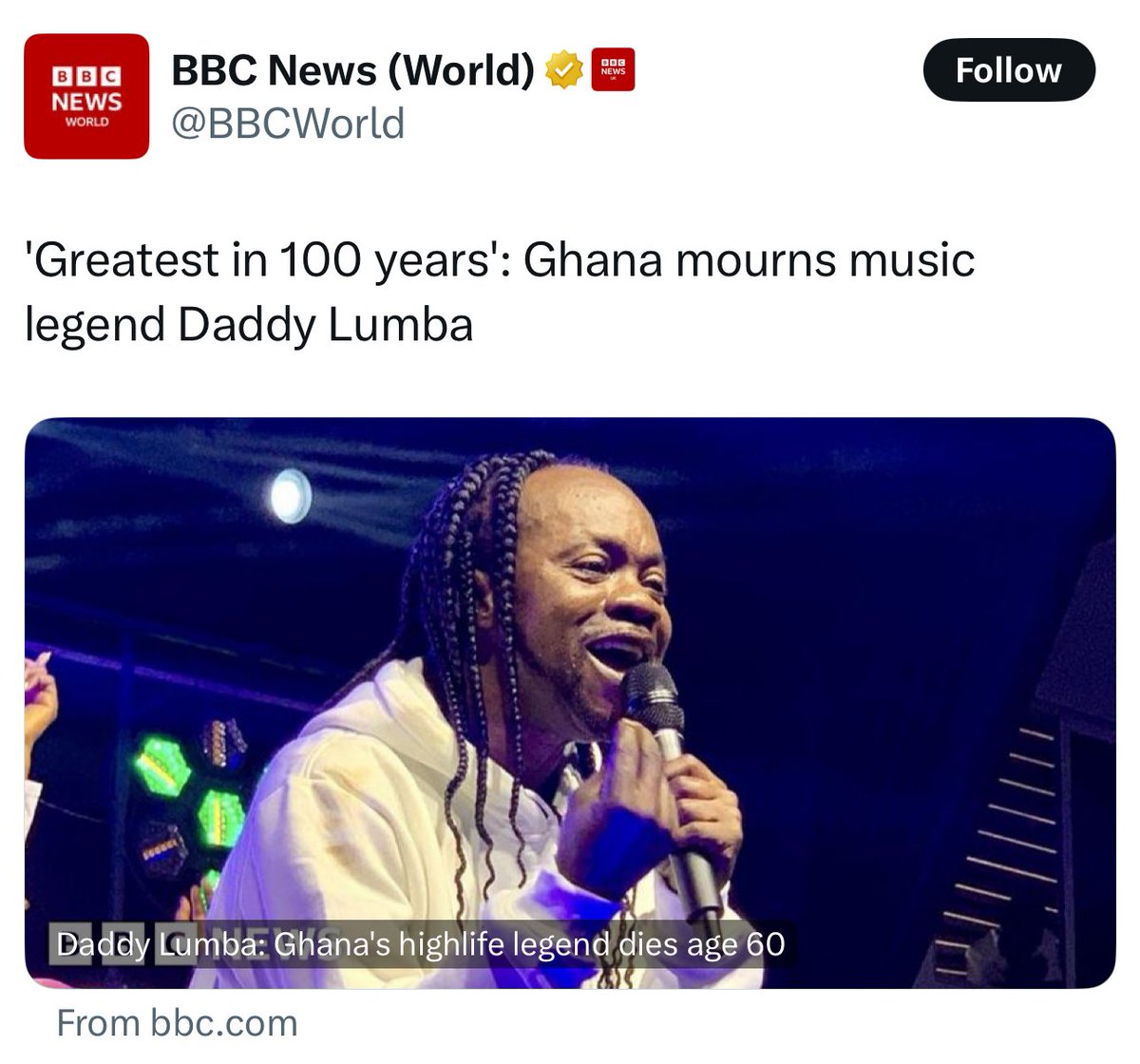 CASTINBILLZ's tweet image. Chale!
Not your regular Kanda BBC and Kokomlemle CNN caption for Daddy Lumba