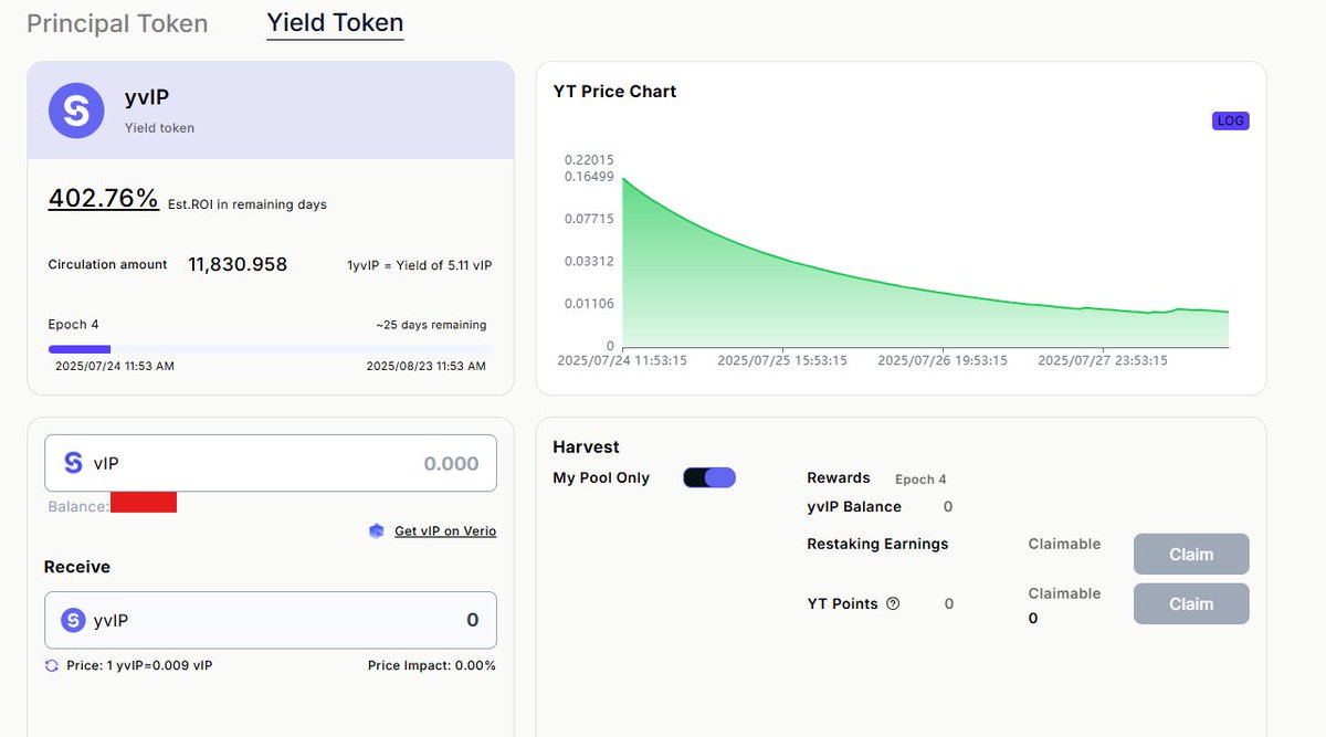 DraganD98's tweet image. Epoch 4 on @WandProtocol is live, and it’s basically a DeFi sushi conveyor belt -just grab the plate you want and keep it moving. 🍣⚙️
Quick playbook
1️⃣ Head to story.wandfi.io
2️⃣ Park your $VIP → receive $yVIP (think receipt token with gym membership vibes) 🏋️♂️
✍️P/s:…