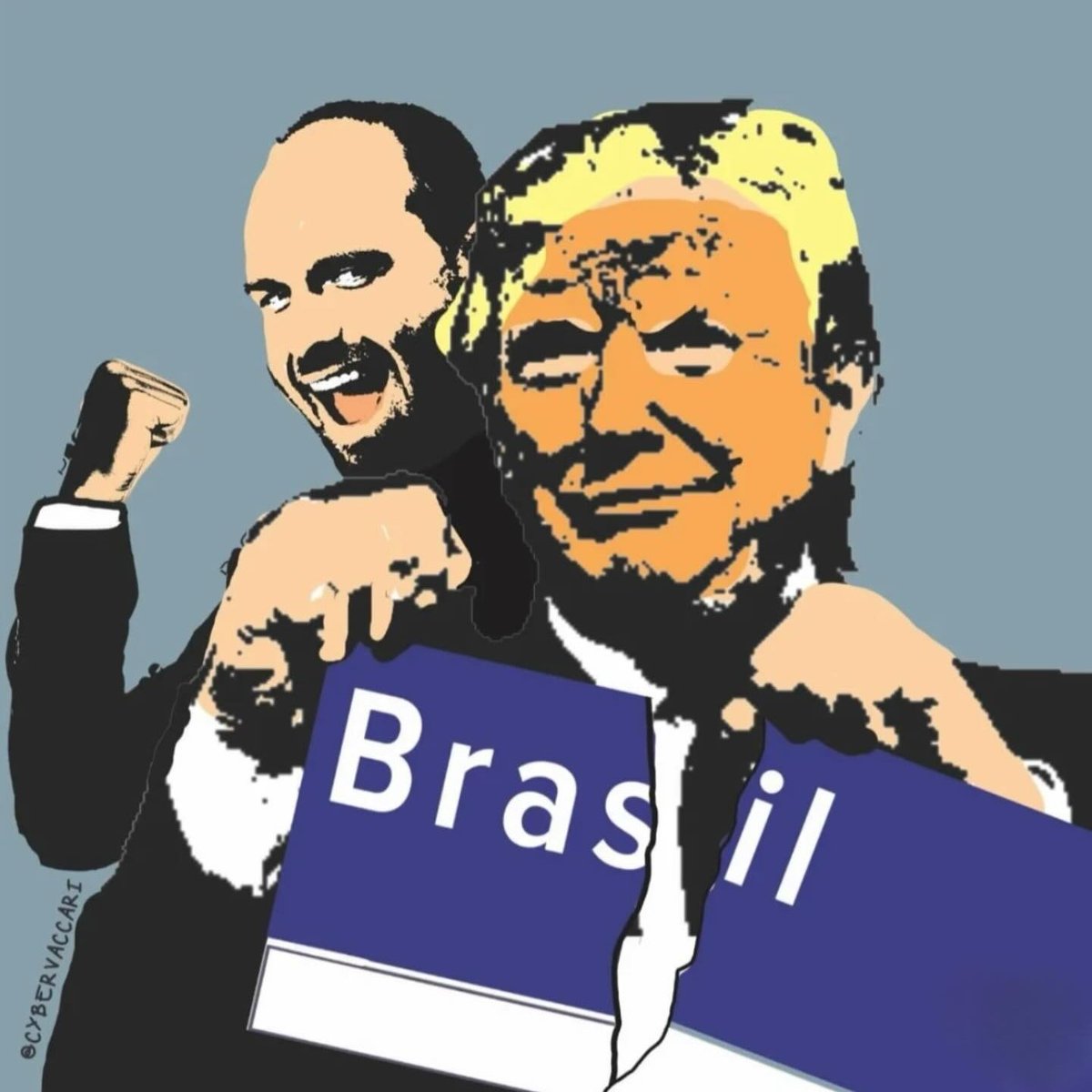 Quem imaginaria que o Congresso Nacional fosse ter uma bancada dos Estados Unidos. Deputados eleitos no Brasil que defendem os interesses dos EUA, inclusive com ameaças militares.

O sujeito é eleito por pessoas no Rio de Janeiro, para defender a indústria de armas do Texas.