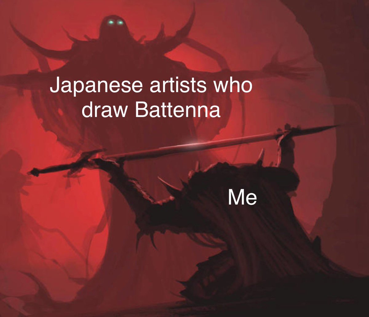 InkScarlet's tweet image. #Deltarune #Battenna
You have all my respect.