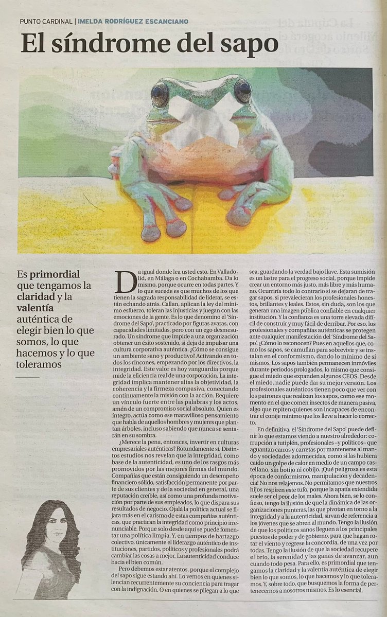 'El síndrome del sapo' Las políticas organizacionales, el miedo y la falta de autenticidad pueden matar el crecimiento y crear entornos tóxicos
La seguridad psicológica y la transparencia son claves  innovación y el bienestar