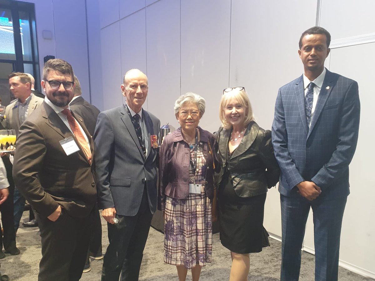Honoured to attend the <a href="/tsx_tsxv/">Canada's Markets</a> Market Open Bell Ringing on behalf of Minister <a href="/BramptonGraham/">Graham McGregor</a> to celebrate the Centennial of the Canadian Corps of Commissionaires. Congratulations on a century of service to Canada.