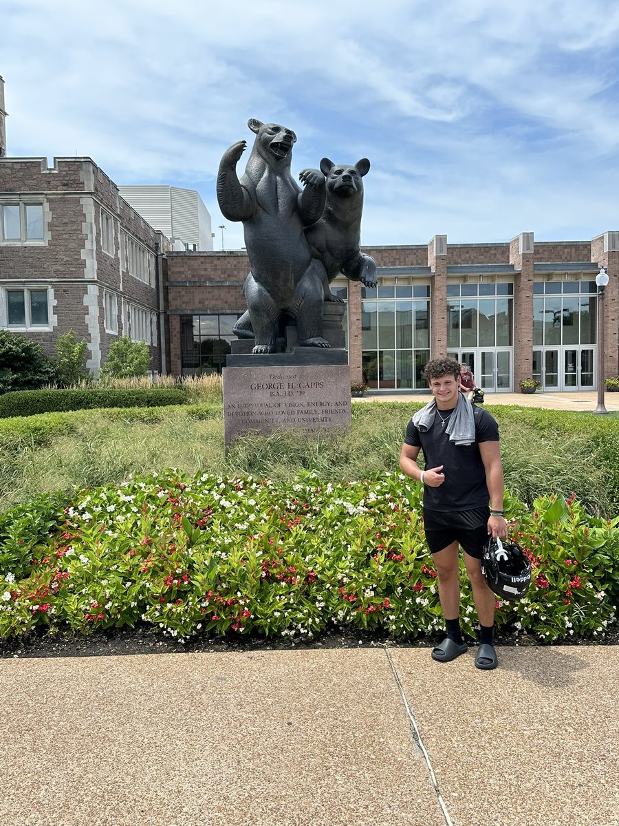 Samuel Kile (@samuelkile2026) on Twitter photo Thank you <a href="/washufootball/">WashU Football</a> for having me out! Loved to be back for another great experience.
<a href="/thereal_dave_T/">Coach David Tolbert</a> <a href="/coachfish42/">Jeff Fisher</a> <a href="/BV_CoachTerrell/">Allen Terrell</a> Thank you <a href="/washufootball/">WashU Football</a> for having me out! Loved to be back for another great experience.
<a href="/thereal_dave_T/">Coach David Tolbert</a> <a href="/coachfish42/">Jeff Fisher</a> <a href="/BV_CoachTerrell/">Allen Terrell</a>