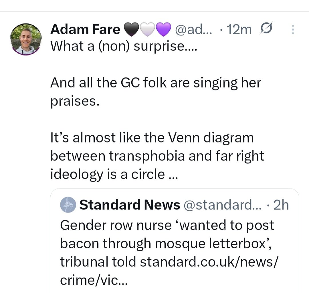 NotthatSuzanne's tweet image. I&apos;ll point out &amp;amp; mock a nurse as transphobic &amp;amp; racist but I&apos;ll ignore all the other evidence, including Dr Upton &apos;doctoring&apos; evidence because I&apos;m a woman hating, snob who doesn&apos;t believe women should state their own boundaries #sandiepeggie misogyny &amp;amp; classism on steroids