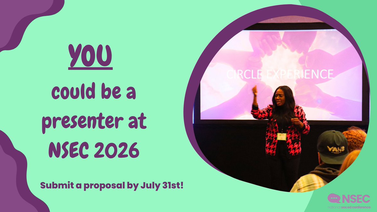 ⏰ The deadline is FAST approaching!

💻 Submit your proposal at SexEdConference.com

✨ Accepted workshops receive one complimentary registration to NSEC 2026 AND a $300 stipend.

#NSEC2026 #sexed