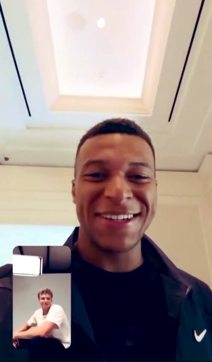 LunaMbappe's tweet image. there’s something ab him that feels like home