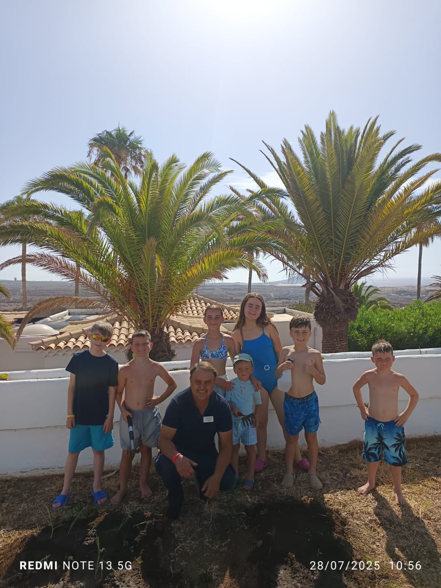This morning our little guests at #RoyalTenerifeCountryClub had a wonderful time getting their hands dirty while helping us plant mint seeds in our #EcoGarden Their smiles made the activity more special! #GoingGreen #environment #sustainability