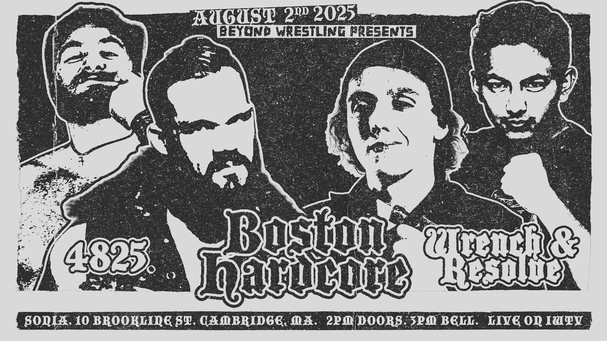 Get there early for Boston Hardcore!