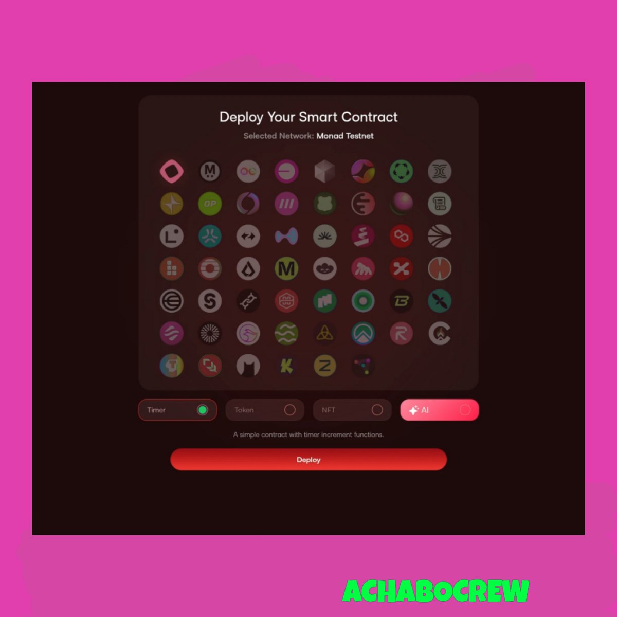 Achabocrypt's tweet photo. 💜MONAD INTERACTION 11

📌MINTAIR
🔗https://t.co/6oPppOeObj
✅ DEPLOY CONTRACT ON MONAD

@mintairxyz  is a no-code node deployment platform. Pay monthly, deploy in one click, and manage everything from a clean UI

Deploy Nodes in seconds. No code. Just clicks.
Works on both phone & PC.

@medusa_apple @1stBenjaNAD @FolloWoney @wyckoffweb