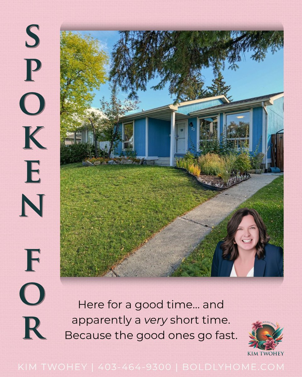 KimTwohey's tweet photo. This one was here for a good time, not a long time... and now it is conditionally SOLD.
Thinking of listing? Timing matters, and so does your agent. https://t.co/it1rgUhSe8