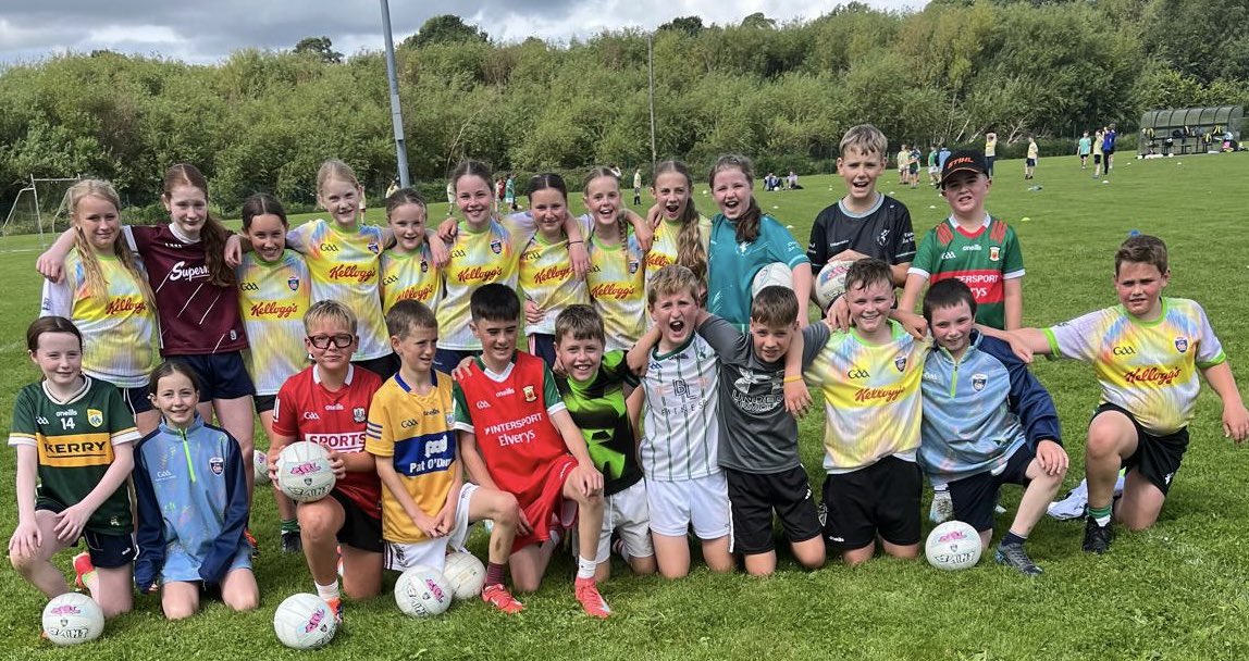 wicklowgaa's tweet image. Donard/Glen Kellogg’s GAA Cul Camp.
Registrations are still open for the last week of camps on 11th August bookings @ gaa.ie/kelloggsculcam… # KelloggsGAACulCamps