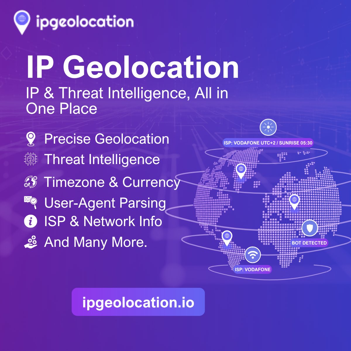 ipgeolocationio's tweet image. Every IP address tells a story.
With ipgeolocation.io:
Get location
ISP, proxy/VPN
detection, and more—all in one API.
Join thousands who have trusted us since 2017.

Ready to unlock IP insights?
Sign up for free!

#IPGeolocation #Data