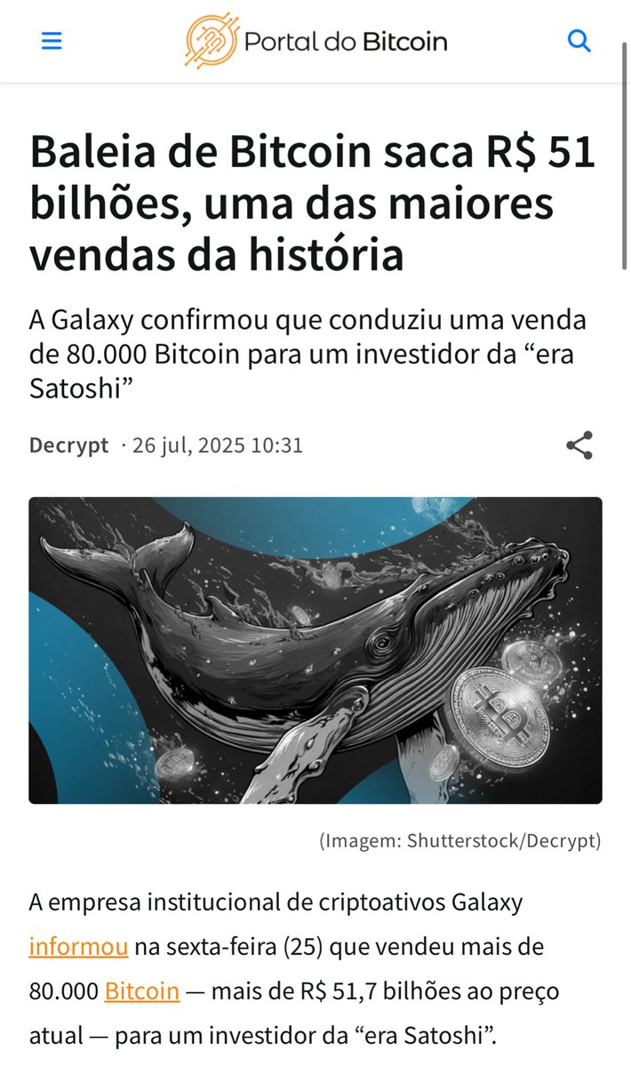 Obrigado pela liquidez sardinhada” Bitcoin é o futuro sim 😂😂😂 Continuem  acreditando. As baleias precisam desovar em vocês!
