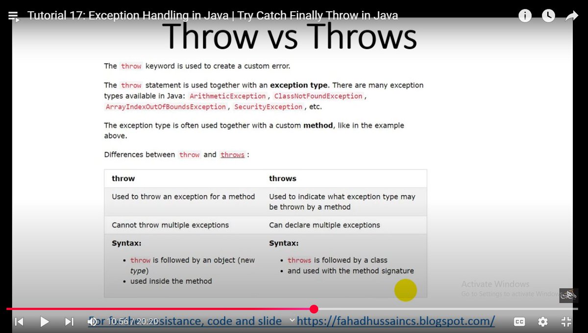 Rupika_bajra's tweet photo. Day 12 of #pitc30days
Today, I explored exception handling in Java more thoroughly. I learned how to use the throw and throws keywords to handle custom and built-in exceptions effectively.
#pitc2025 #pitc_java #primeitclub @_primeitclub #learningwithpitc https://t.co/xt4LEFUERR