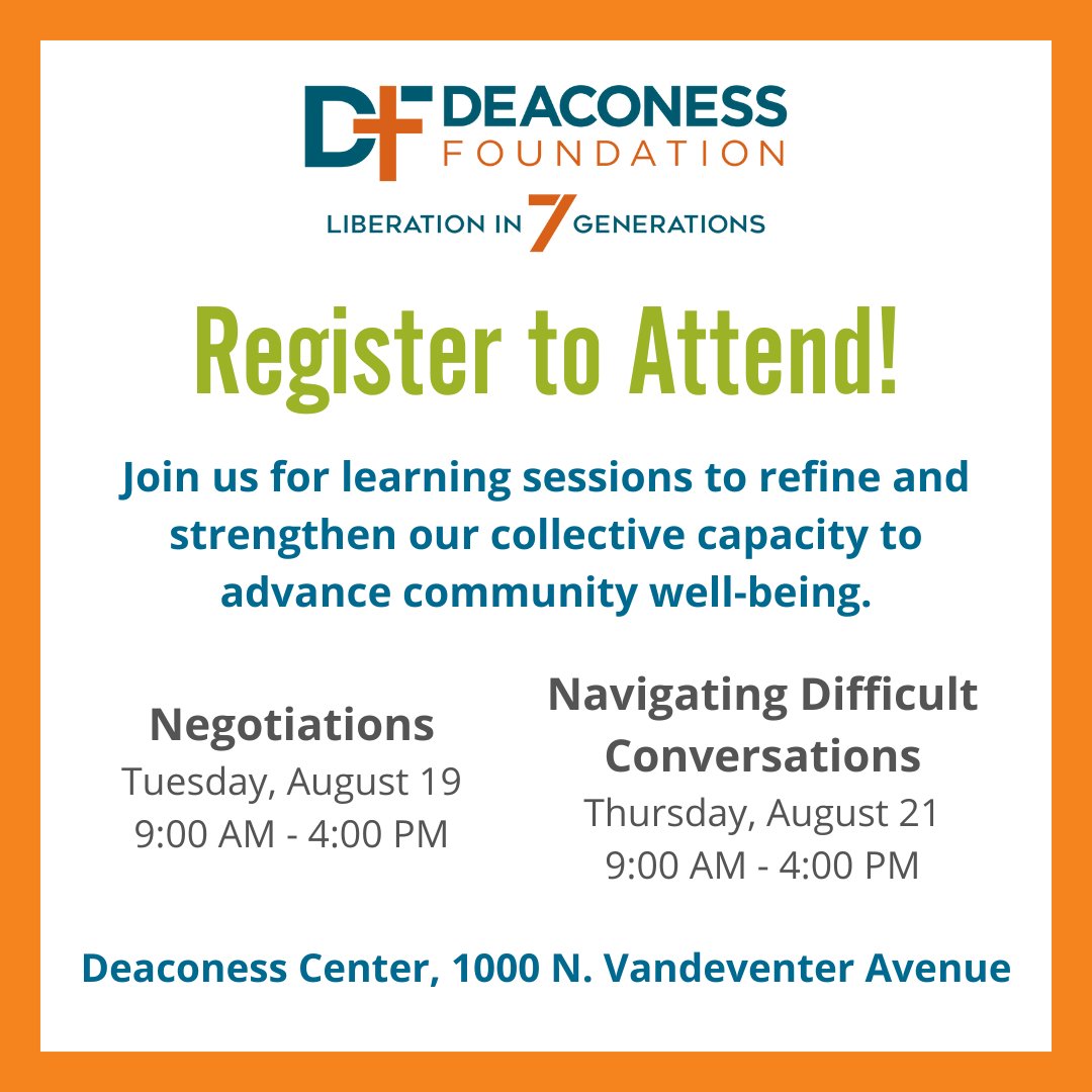 Join us for learning sessions to refine and strengthen our collective capacity to advance community well-being! 

For the August 19 session, learn more and register here: fs29.formsite.com/dKn5NW/jmcfpip… 

For the August 21 session, learn more and register here: fs29.formsite.com/dKn5NW/kc9yusj…