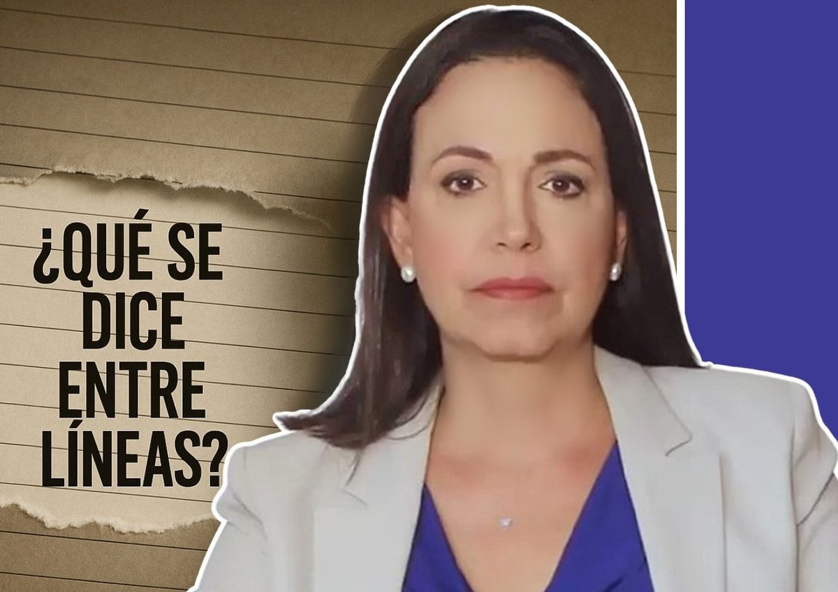 ✍️🇻🇪  ¿𝐐𝐔É 𝐒𝐄 𝐃𝐈𝐂𝐄 𝐄𝐍𝐓𝐑𝐄 𝐋Í𝐍𝐄𝐀𝐒? 𝐋𝐨 𝐪𝐮𝐞 𝐫𝐞𝐯𝐞𝐥ó 𝐞𝐥 𝐦𝐞𝐧𝐬𝐚𝐣𝐞 𝐝𝐞 𝐌𝐚𝐫í𝐚 𝐂𝐨𝐫𝐢𝐧𝐚 𝐌𝐚𝐜𝐡𝐚𝐝𝐨

1. 𝐄𝐥 𝐫é𝐠𝐢𝐦𝐞𝐧 𝐧𝐨 𝐭𝐢𝐞𝐧𝐞 𝐬𝐚𝐥𝐢𝐝𝐚 𝐧𝐞𝐠𝐨𝐜𝐢𝐚𝐝𝐚.
Aunque menciona que se le ofreció una salida, deja claro que esa