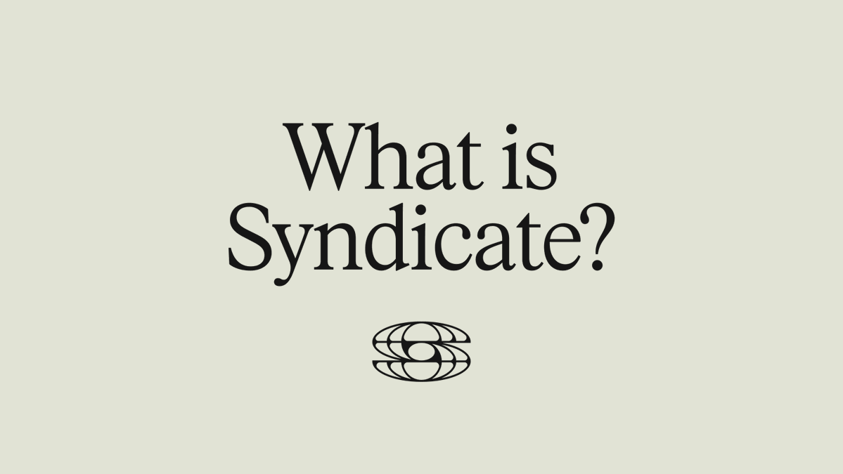 What is Syndicate? It’s how you own your appchain—end to end.

Let’s walk through some FAQs about what Syndicate is and isn’t ↓