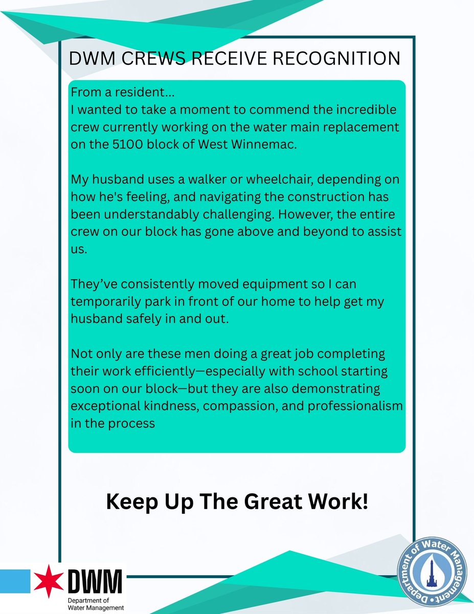 Keep Up The Great Work!