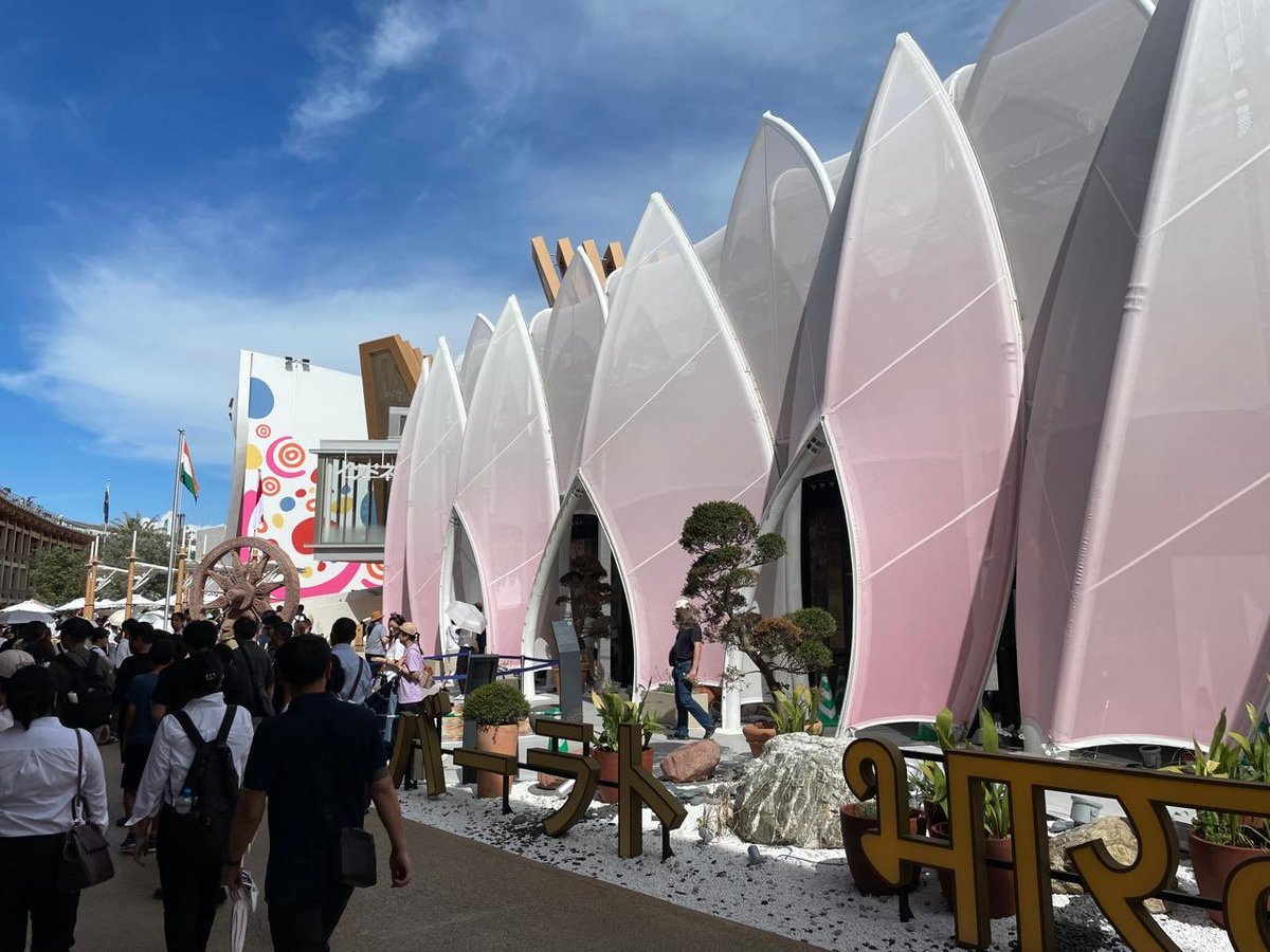 AwasthiAwanishK's tweet image. A vibrant showcase of Bharat and timeless culture and innovation at the India Pavilion, World Expo Osaka 🇮🇳
From heritage to high-tech, India's essence shines on the global stage with Uttar Pradesh reflecting the spirit of a rising, rooted nation.
#IndiaAtExpo2025 #Japan…
