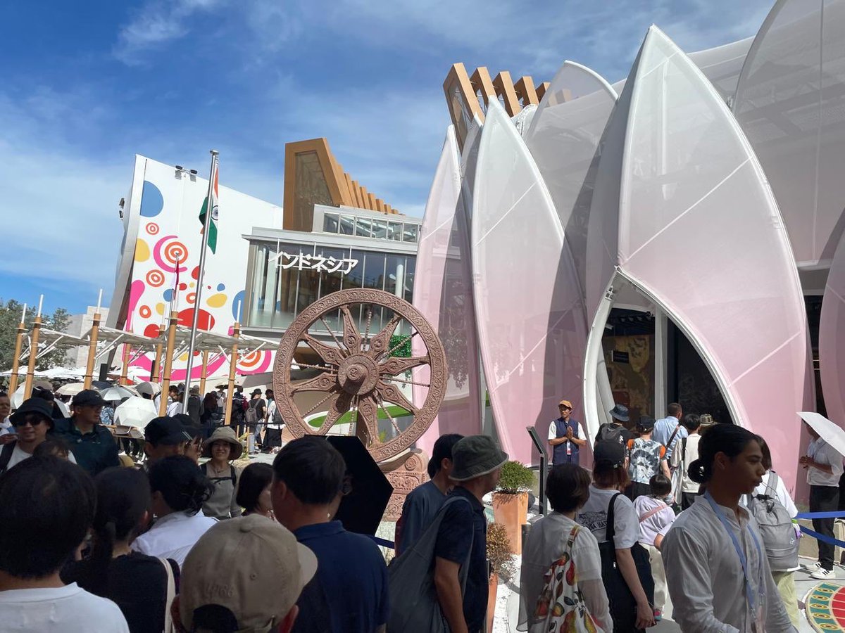 AwasthiAwanishK's tweet image. A vibrant showcase of Bharat and timeless culture and innovation at the India Pavilion, World Expo Osaka 🇮🇳
From heritage to high-tech, India's essence shines on the global stage with Uttar Pradesh reflecting the spirit of a rising, rooted nation.
#IndiaAtExpo2025 #Japan…