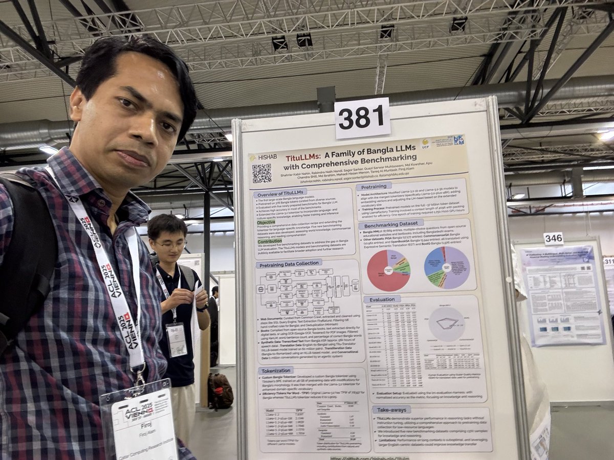 firojalam04's tweet image. Presenting at, #ACL2025 #ACL2025NLP , if you’re around and want to learn more about our work, please stop by…