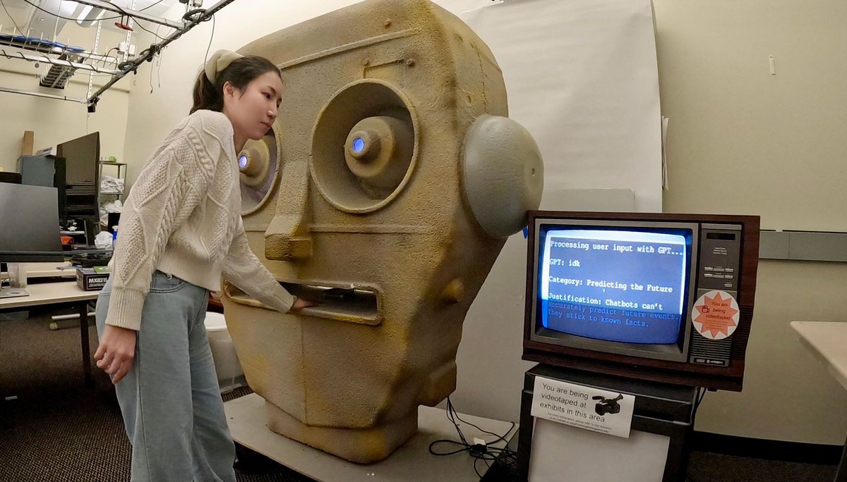 Tech Square ATL (@techsqatl) on Twitter photo 🧠 Chengzhi Zhang (<a href="/zhang_chengzhi/">Chengzhi Zhang</a>), a PhD student at <a href="/GeorgiaTech/">Georgia Tech</a>, is researching ways to improve AI literacy and address the "Eliza Effect" — the tendency to overestimate the intelligence of generative AI tools like <a href="/ChatGPTapp/">ChatGPT</a>. Her work bridges the gap between human 🧠 Chengzhi Zhang (<a href="/zhang_chengzhi/">Chengzhi Zhang</a>), a PhD student at <a href="/GeorgiaTech/">Georgia Tech</a>, is researching ways to improve AI literacy and address the "Eliza Effect" — the tendency to overestimate the intelligence of generative AI tools like <a href="/ChatGPTapp/">ChatGPT</a>. Her work bridges the gap between human