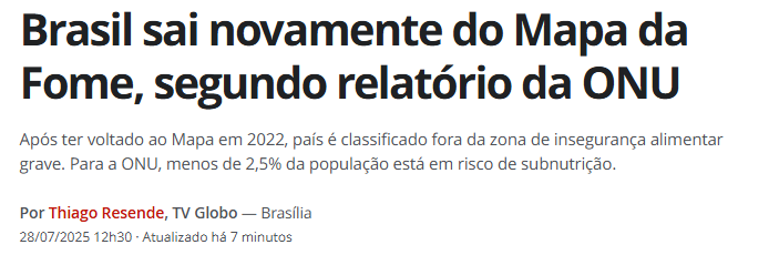 Esse tipo de notícia merece ser compartilhada.