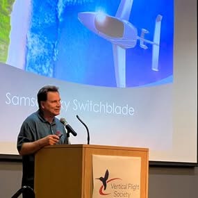 Samson Sky CEO Sam Bousfield, designer of the Switchblade flying sports car, was a featured panelist at the 19th annual Electric Aircraft Symposium, recently held at the University of Wisconsin in Oshkosh: vist.ly/3zfb8