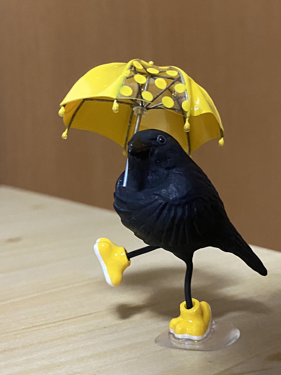 ・戦利品その24
CHUN(<a href="/yatou36/">ヤトウナオコ🐥</a>)さんからは傘さしカラスちゃんを購入。
過去にデザフェスで見かけた釣り人(鳥)カワセミさんに一目惚れしており、お迎えを決めていたのですが残念ながら今回は連れてきていないとの事で…
ですがこのカラスちゃんも前々から気になっていたのでお迎え！#博物ふぇす収穫祭