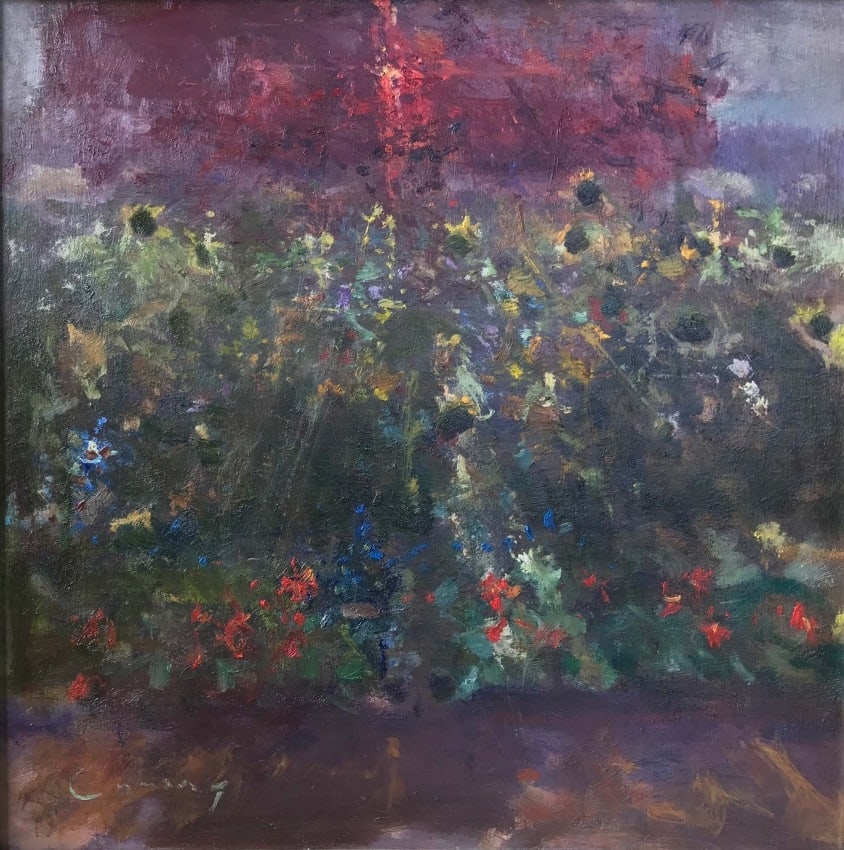 AnaLolaNeva's tweet image. Frederick Cuming (1930-2022) 
&quot;August garden evening&quot;