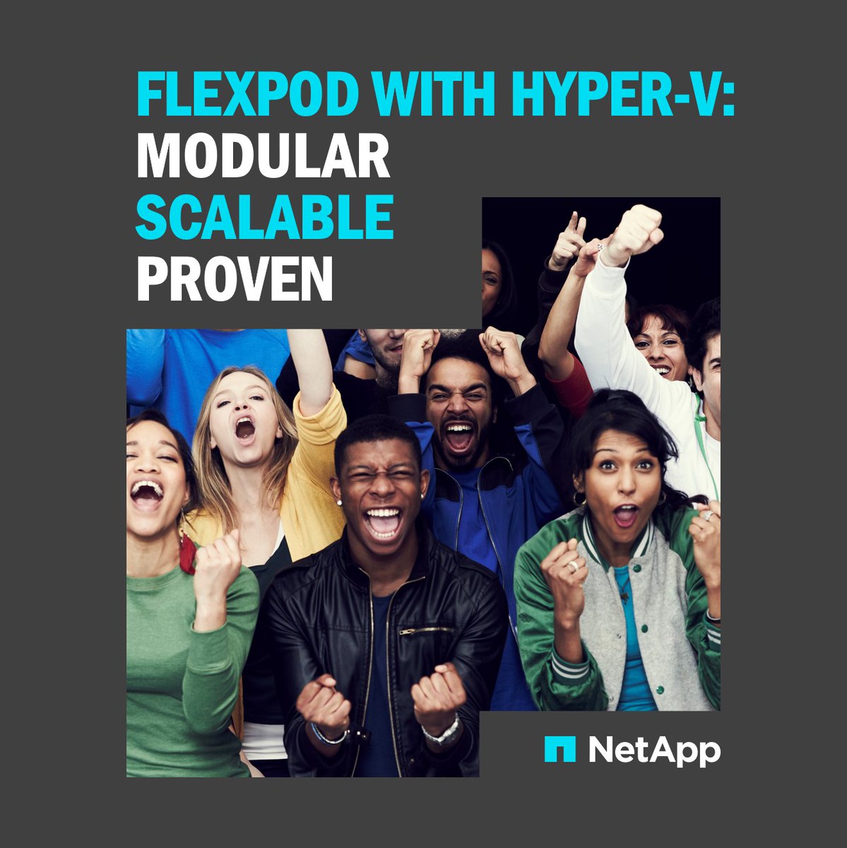 FlexPod's tweet image. 🧩 **Hyper-V Ready, Scalable by Design** 
FlexPod’s new validated architecture supports Hyper-V 2025 with both M6 and M7 compute nodes. Modular. Scalable. Proven. 
See how we scale: ntap.com/45DGFNJ 
#FlexPod #HyperV #CiscoUCS #NetApp #Cisco